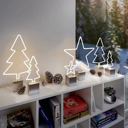 Kjøp lyspære formet som juletre eller stjerne
