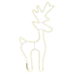 Reinsdyr silhuett julelys ute