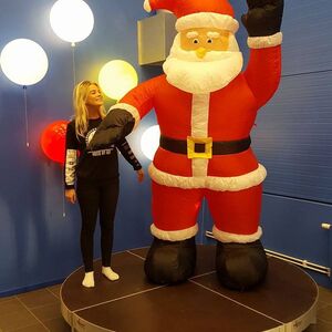 Oppblåsbar julenisse